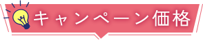 キャンペーン価格